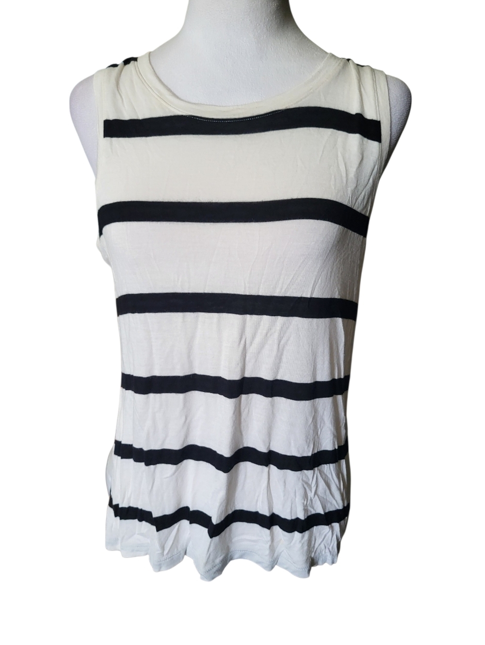 Halogen Tank Black/White sz M
